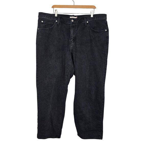 Levi's 94 Baggy Retro Straight Leg Jeans Cotton Dark Denim Women's 20W - Picture 1 of 16